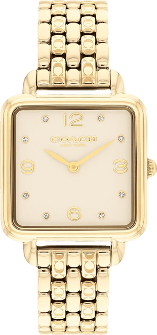 ★シンプルなスクエアが人気★COACH Cass Ladies Watch Coach | Movado Company Store | Coach Cass