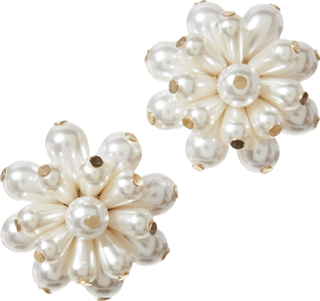 Multi Pearl Stud Earring