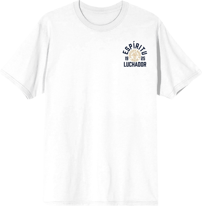 Big & Tall The Fighting Spirit Crew Neck Short Sleeve White T-shirt-4XLB
