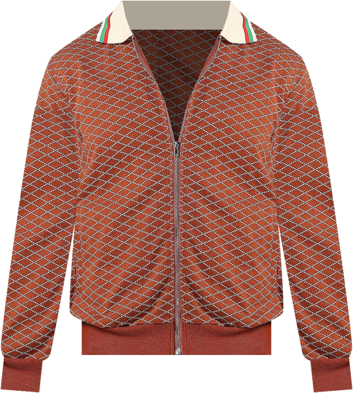 Men's Printed Bomber Jacket