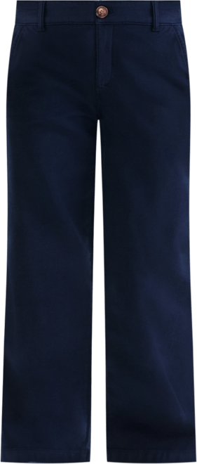 Petite Mid-Rise Dobby Twill Wide-Leg Pants, Exclusively at Macy's