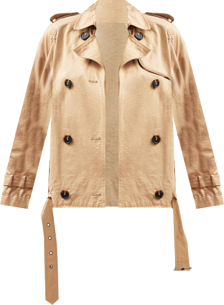 Women's Cool Nights Cropped Trench Coat