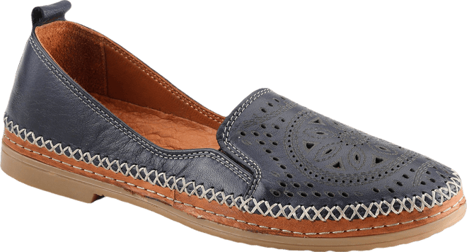 Spring Step Womens Ingrid Slip-On Flat Shoes