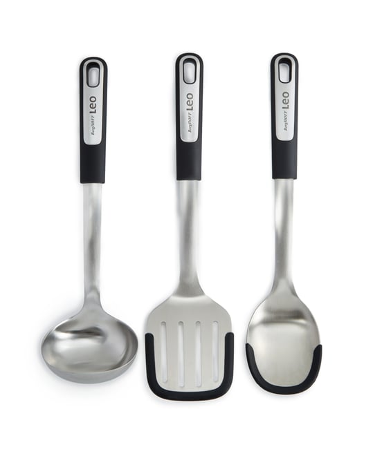 Leo Graphite 3-Pc. Stainless Steel Utensil Set