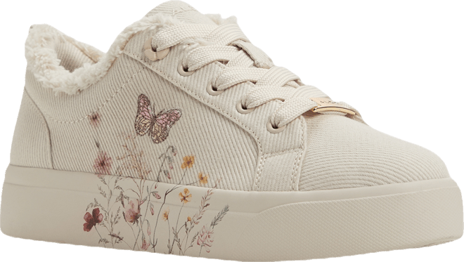 Women's Wildflowers Lace-Up Low-Top Sneakers