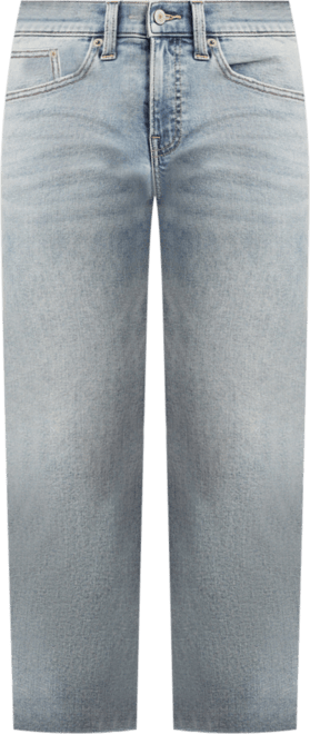 Women's Mid-Rise Sweet Cut-Hem Cropped Denim Jeans