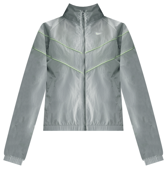 Nike Windrunner Bol Kesimli UV Dokuma Tam Boy Fermuarlı Kadın Ceketi