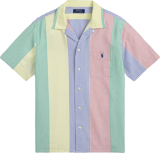 Polo Ralph Lauren Men's Classic-Fit Striped Seersucker Shirt