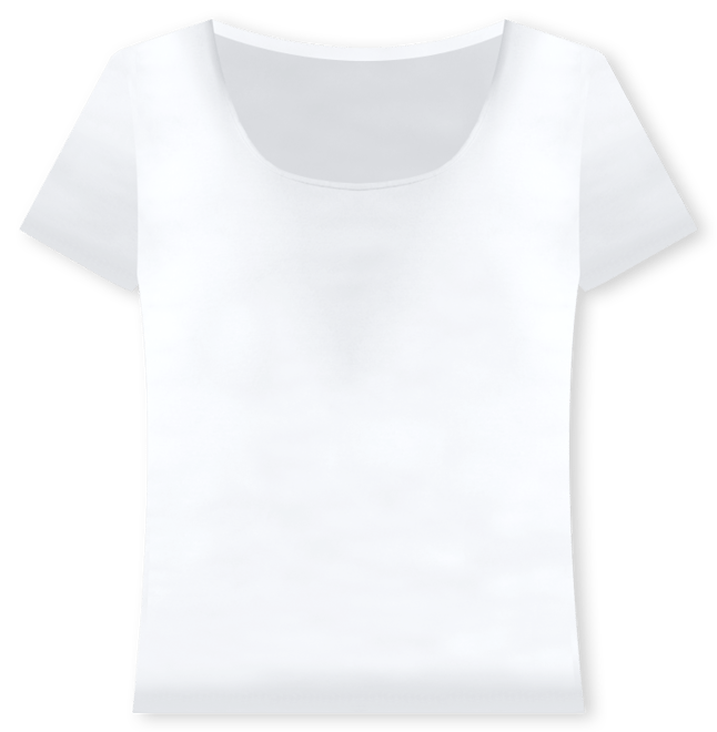 Plus Size Short-Sleeve Square-Neck Tee, Exclusively at Macy's