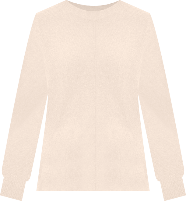 Women's Cozy Crewneck Long-Sleeve Extend-Shoulder Sweater