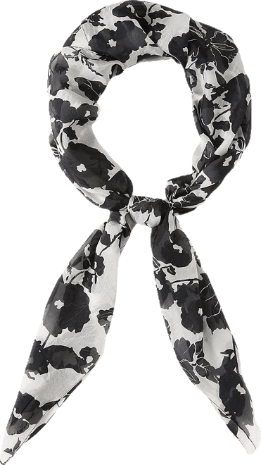 Rosalind Silk Scarf in Black