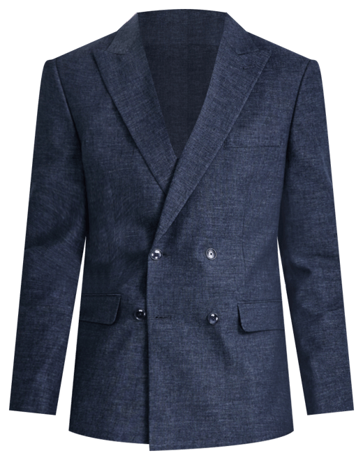 Men's Modern Fit Double Breasted Suit Jacket