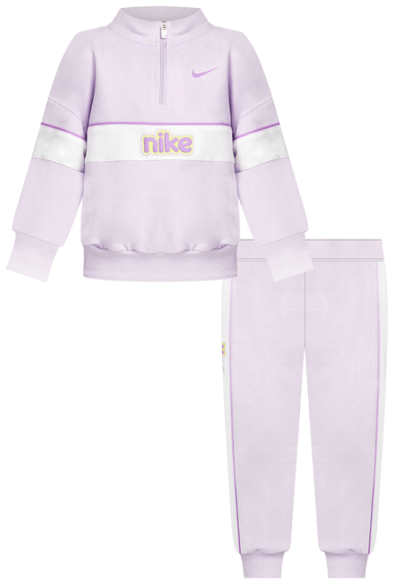 Nike E1D1 Conjunto de pants y sudadera de cierre de un cuarto infantil
