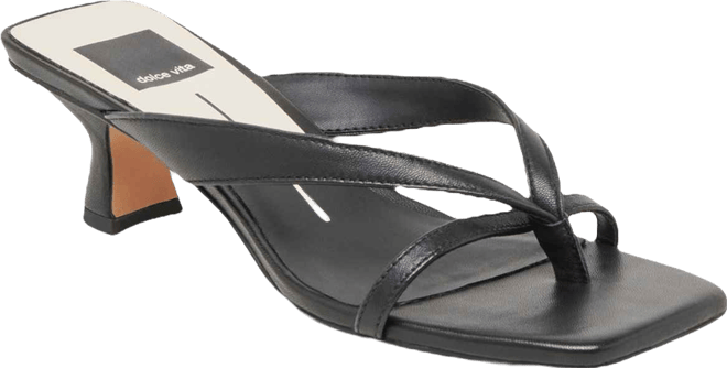 Women's Brevel Thong Low Block Heel Dress Sandals