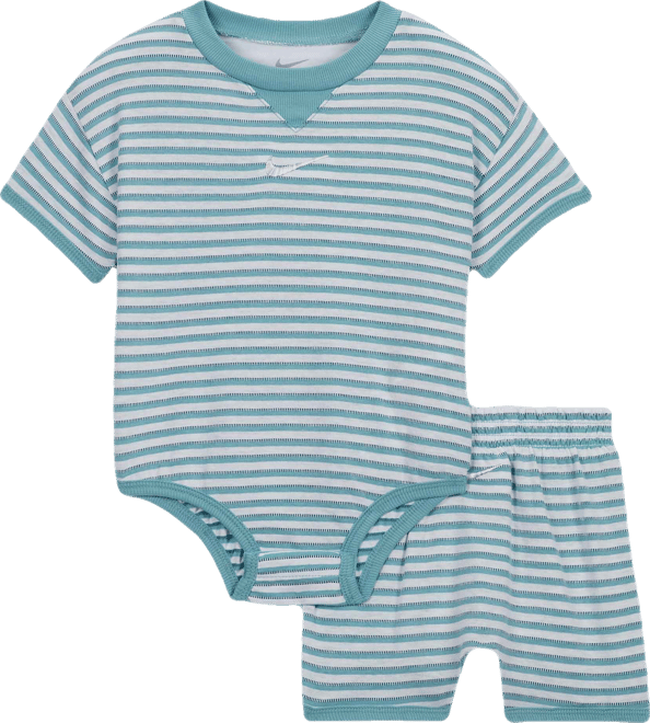 Nike ReadySet Conjunto de body y shorts para bebé (0-9 M)