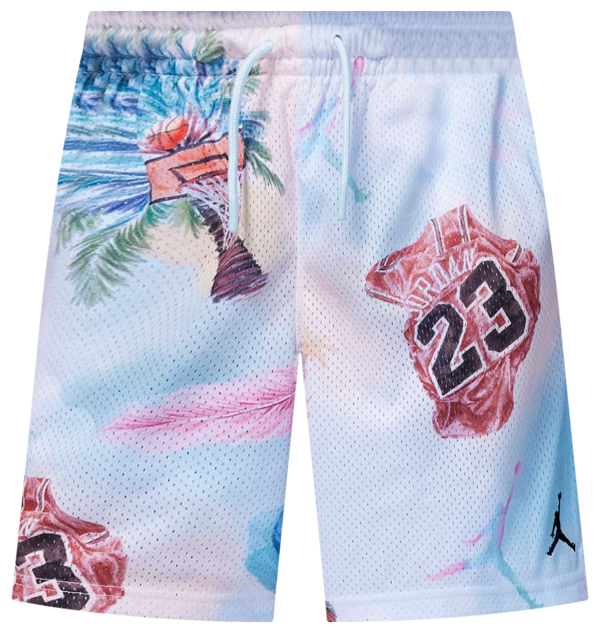 Jordan Dri-FIT Essentials Shorts de malla estampados Summer Pack para niños talla grande