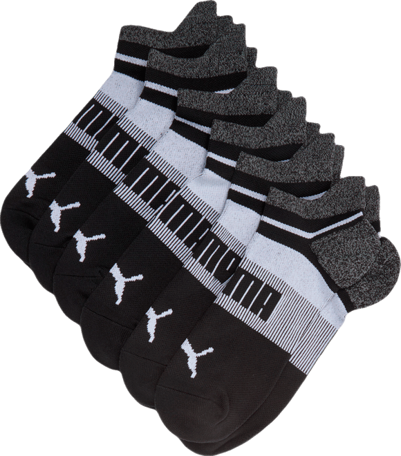 PUMA Men's Low-Cut Socks (6 Pairs)