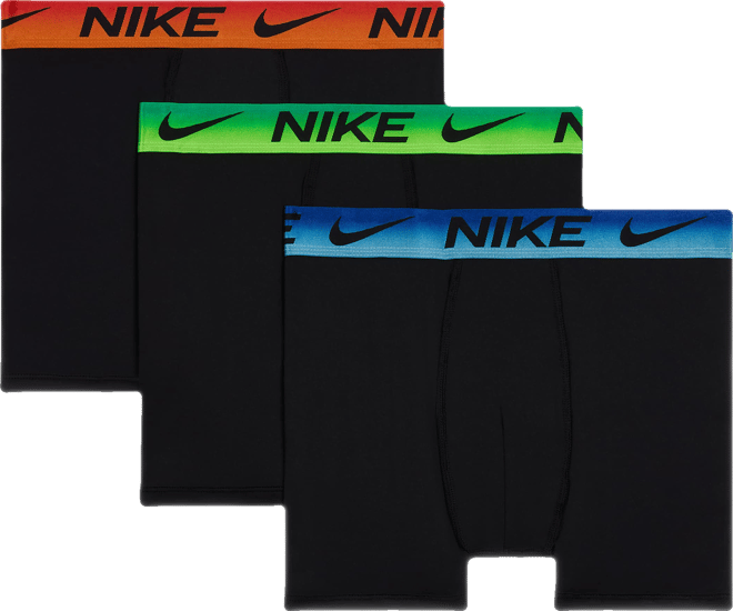 Nike Dri-FIT Ropa interior hasta la pretina para niños talla grande (paquete de 3)