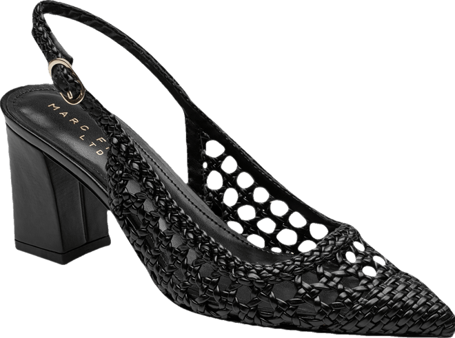 Women's Zaiden Woven Block Heel Slingback Pumps