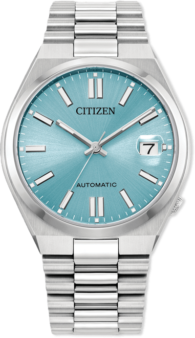 Unisex Sport Luxury Automatic Tsuyosa Silver-Tone Stainless Steel Bracelet Watch 37mm