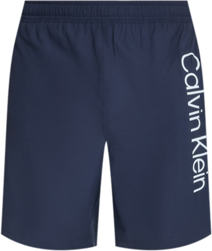 Men's Regular-Fit Quick-Dry 5" Swim Trunks with Compression Short Liner