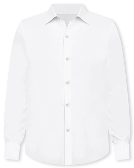 Men's Slim-Fit Poplin Dress Shirt