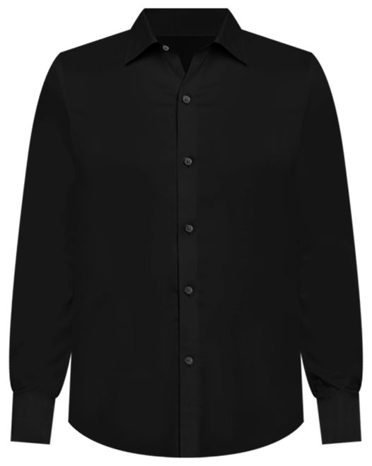Men's Slim-Fit Poplin Dress Shirt