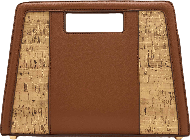 Cork Clutch Bag With Convertible Strap