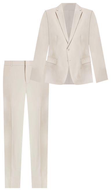 Big Boys Slim-Fit Tech Stretch 2 piece Suit