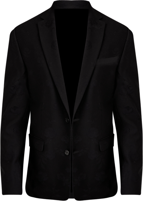 Men's Slim-Fit Jacquard-Floral Evening Jacket, Created for Macy's