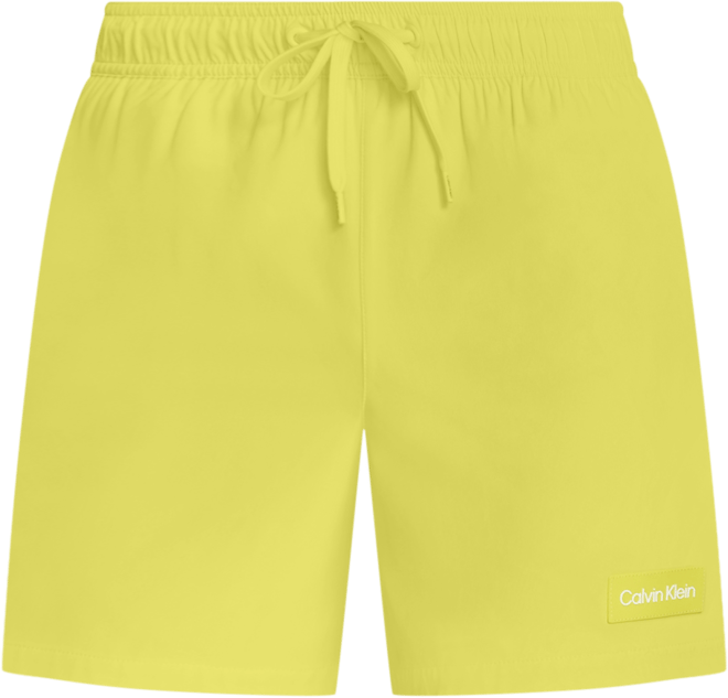 Men's Core Euro Regular-Fit Quick-Dry 5" Swim Trunks with Compression Short Liner