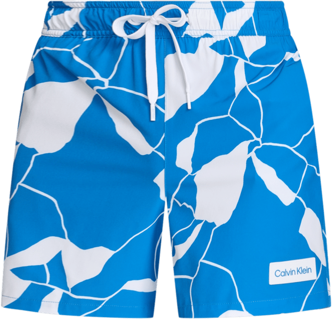 Men's Core Euro Regular-Fit Quick-Dry 5" Swim Trunks with Compression Short Liner