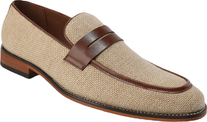 Men's Moc Toe Penny Slip On Loafer