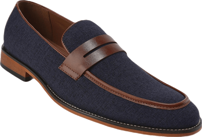 Men's Moc Toe Penny Slip On Loafer