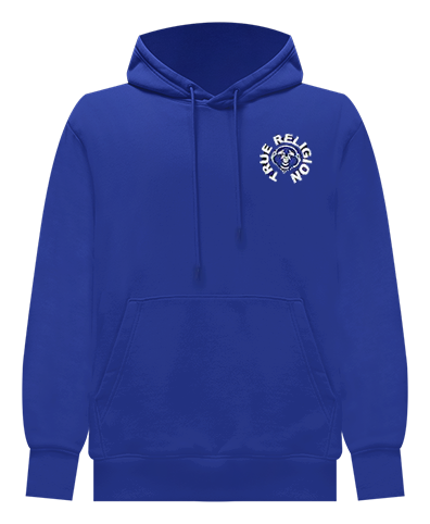 Men's True Religion Buddha Face Fleece Pullover Hoodie