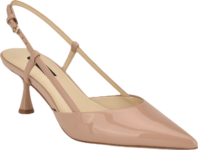 Women's Rhonda Kitten Heel Slingback Pumps