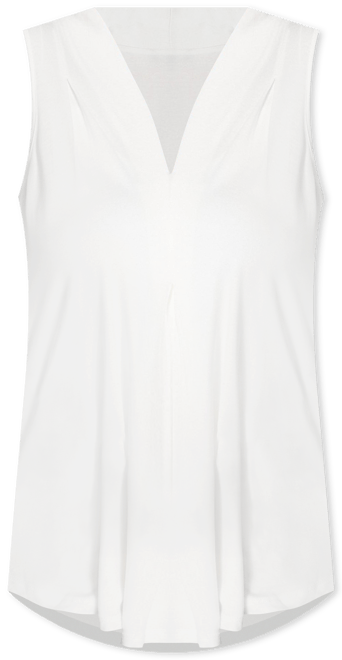 Tint & Shadow Womens Sleeveless Solid V-Neck Top