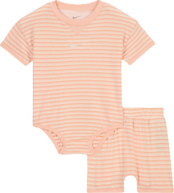 Nike ReadySet Baby (0-9M) Bodysuit and Shorts Set