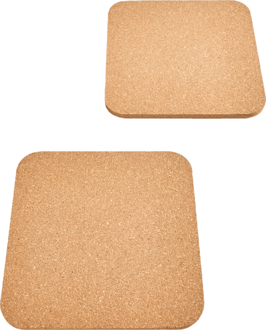 Set Of 2 Square Cork Trivets