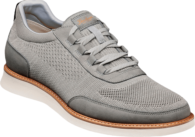 Men's Launch Knit Elastic Lace Slip On Sneaker