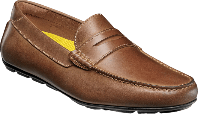 Men's Motor Smooth Moc Toe Penny Loafer