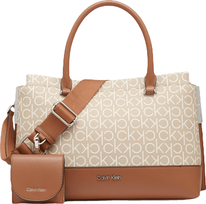 Bianca Signature Triple Compartment Convertible Satchel