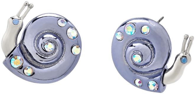 【Betsey Johnson】Hop To It Snail Studs ピアス Betsey Johnson Faux Stone Spring Snail Button Earrings - Macy's