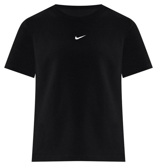 Nike Sportswear Chill Waffle Bol Kesimli Kısa Kollu Kadın Üstü