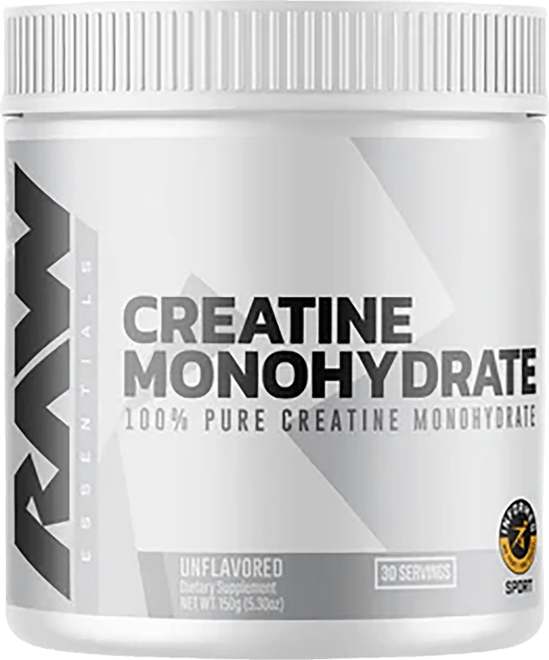 RAW Creatine Monohydrate - 30 Servings