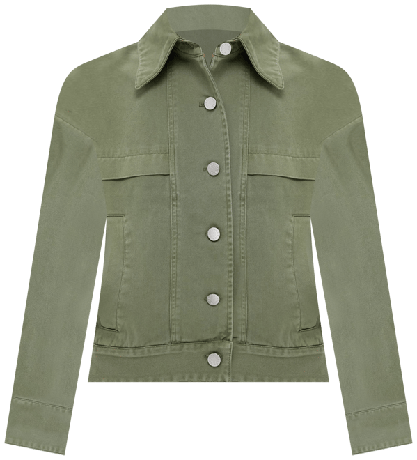 Thyme Cropped Trapeze Jacket