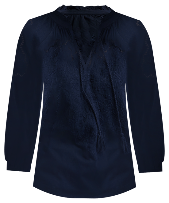 売れ筋商品|||スタイルアンドコー カットソー トップス レディース Petite Long-Sleeve V-Neck Embroidered Top, Exclusively at Macy's Bright White Style & Co Petite Long-Sleeve V-Neck Embroidered Top