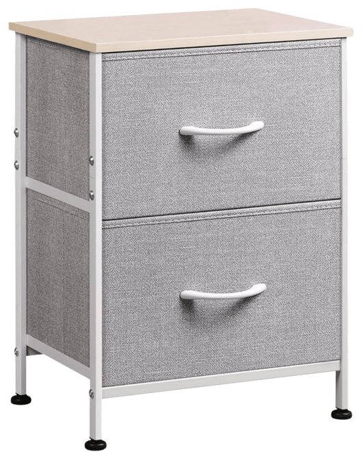 51.75 Arin Fabric, Rubberwood Queen Bed