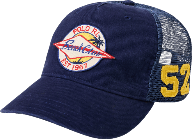 RalphLauren/POLO カントリー トラッカー キャップ Polo Ralph Lauren Men's Logo-Patch Twill Trucker Cap - Macy's