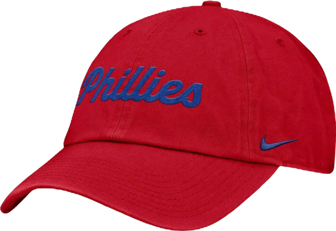 Women's Red Philadelphia Phillies Club Adjustable Hat